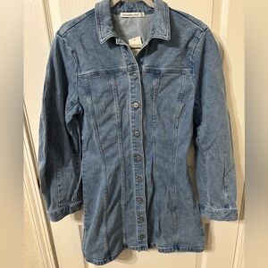 Abercrombie barrel sleeve shirt dress size medium